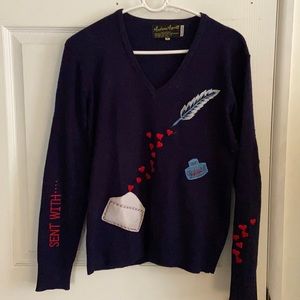 Vintage Love Letter Sweater